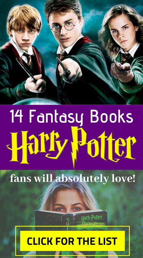 14 Fantasy Books Like Harry Potter that Adults and Young Fans will Love! | Fantasy books ...