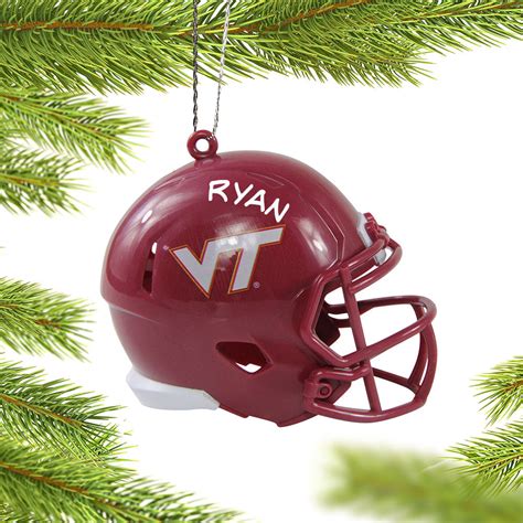 Virginia Tech Football Helmet Ornament - candyheavenshop.com