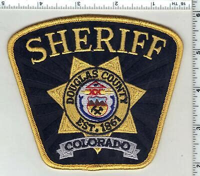 Douglas County Sheriff's Office (Colorado) 4th Issue Shoulder Patch - new | eBay