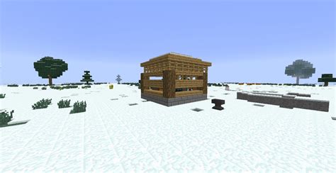 A Small Fence House Minecraft Map