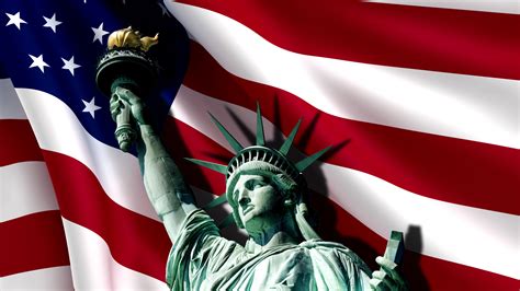 American Flag Statue of Liberty 4K HD 4th Of July Wallpapers | HD Wallpapers | ID #77593