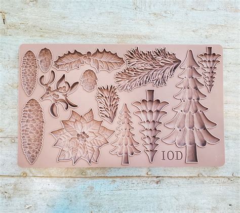 Fall 20 IOD Mould release | Christmas crafts sewing, Iron orchid designs, Clay crafts