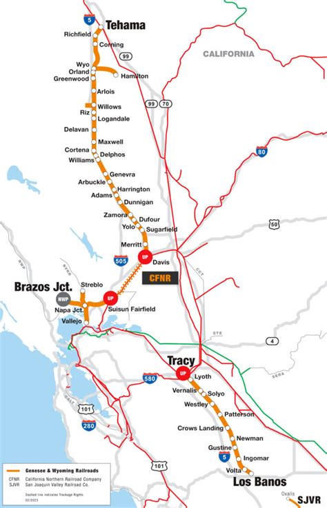 California Northern Railroad – A Genesee & Wyoming Company