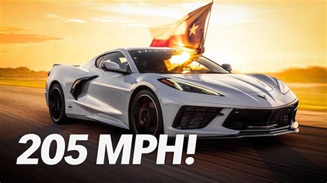 205 MPH: World's Fastest C8 Corvette - Hennessey Performance