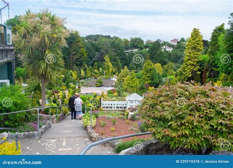 BABBACOMBE, TORQUAY, ENGLAND- 26 June 2021: Babbacombe Model Village ...