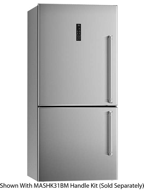 Bertazzoni 31" Counter Depth Bottom Freezer Refrigerator - REF31BMXL