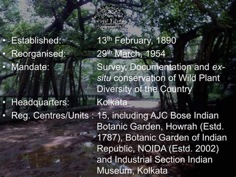 Botanical survey of india