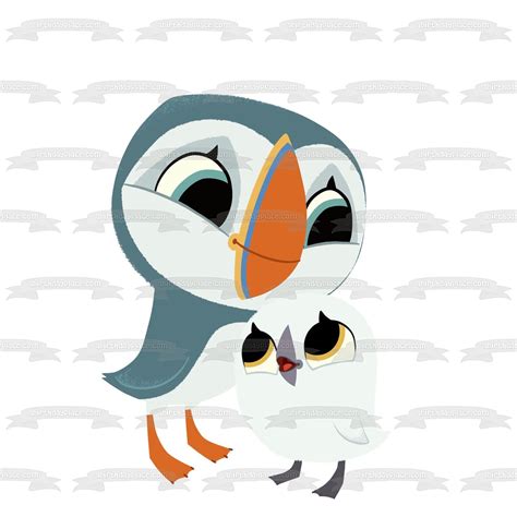 Puffin Rock Oona Baba Edible Cake Topper Image ABPID15037 in 2022 ...