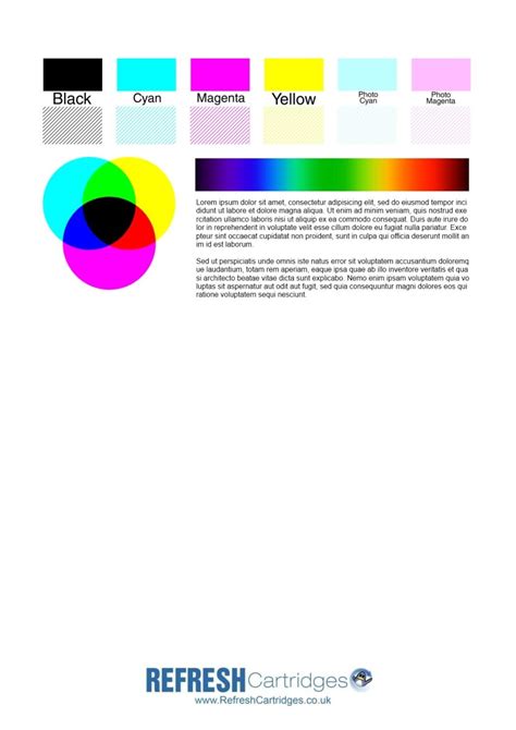 Color Printer Test Page Colour Inkjet Printer Test Page - birijus.com