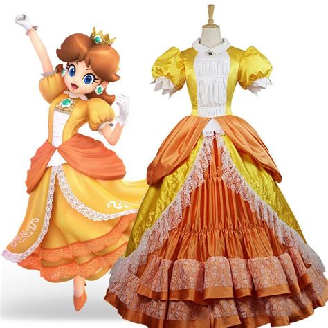 Super Smash Bros. Ultimate Princess Daisy Dress Ball Gown Cosplay Costume C018 #fashion # ...