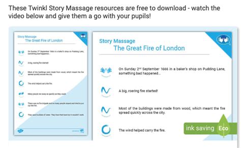 FREE Resources for the Story Massage Programme - Story Massage