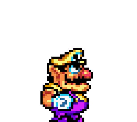 Supper Mario Broth - Unused animation of Wario opening a treasure chest...