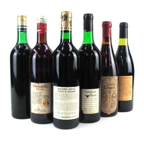 Assorted Italian Red Wines 6x75cl | Wine Auctioneer