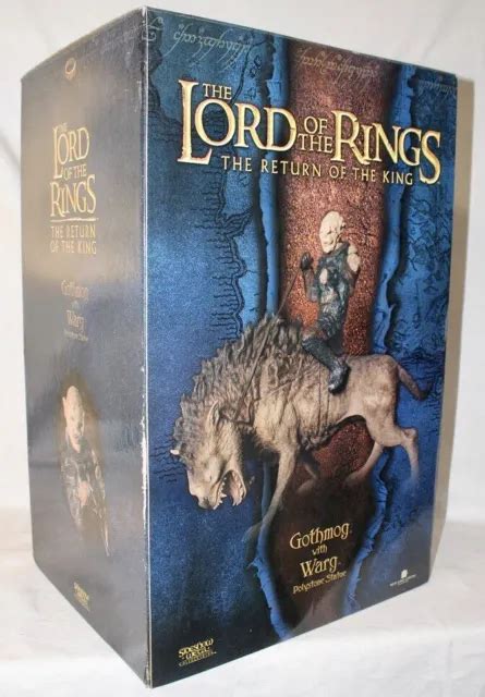 STATUE GOTHMOG ON Warg Weta Sideshow Lord of the rings Seigneur Anneaux LOTR EUR 259,00 ...