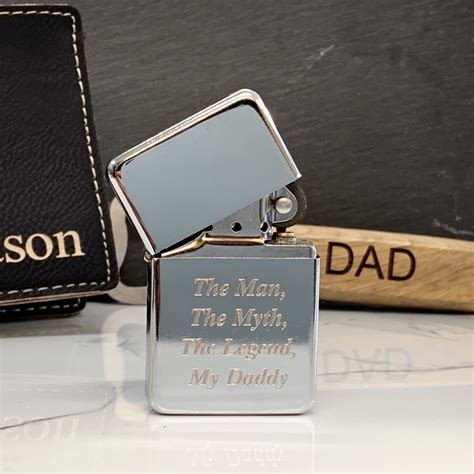 Engraved Lighter With Personalised Message- Personalised ...