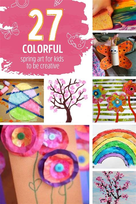 Spring Art for Kids to be Creative & Colorful