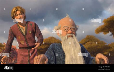 "Shrek the Third" Artie, Merlin © 2007 Dream Works Stock Photo - Alamy