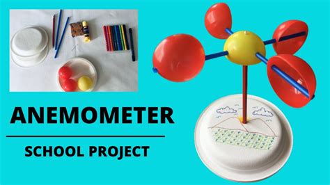 How to Make an Anemometer | DIY Anemometer - School Project | Easy Steps in Making an Anemometer ...