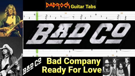 Ready For Love - Bad Company - Guitar + Bass TABS Lesson - YouTube