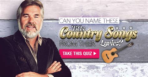 Can You Name 1960s Country Songs from Their Lyrics? Quiz