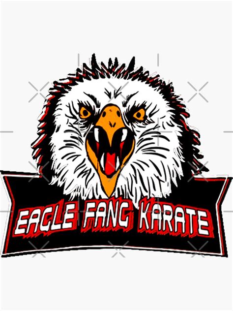 "Official Of EaGle Fang Karate" Sticker for Sale by annienguyen06 | Redbubble