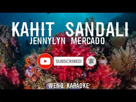 Kahit Sandali / Jennylyn Mercado/ Lyrics Video - YouTube