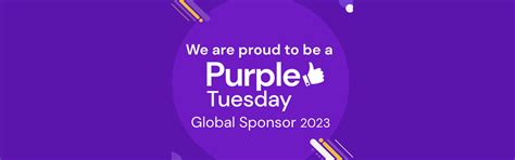 Our Purple Tuesday 2023 pledge