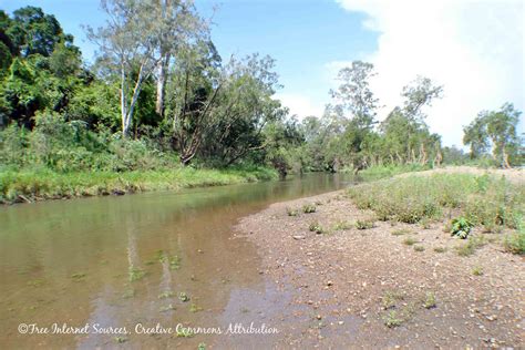 Low tide at Colleges Crossing Brisbane River, Queensland – BAP