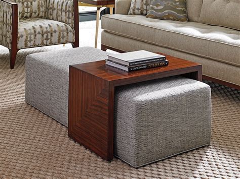 Ottoman Coffee Table Combo • Display Cabinet