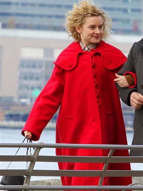 Modern Love Julia Garner Red Hood Coat - New American Jackets