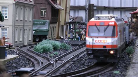 LGB Model Trains - Outdoor Model Railroad Layout in G Scale - YouTube