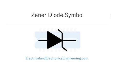 Zener Diode Symbol - Electrical and Electronics Engineering