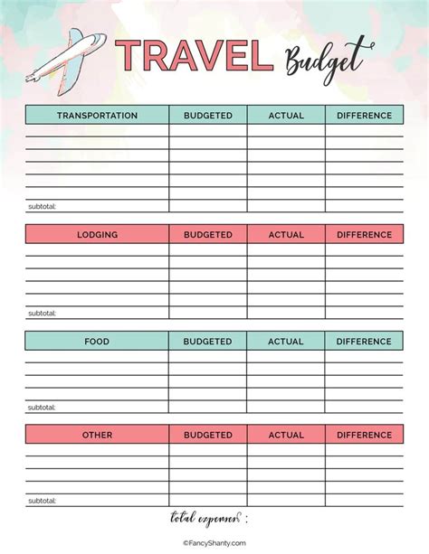 Free Printable Travel Planner: Tips for an Unforgettable Vacation ...