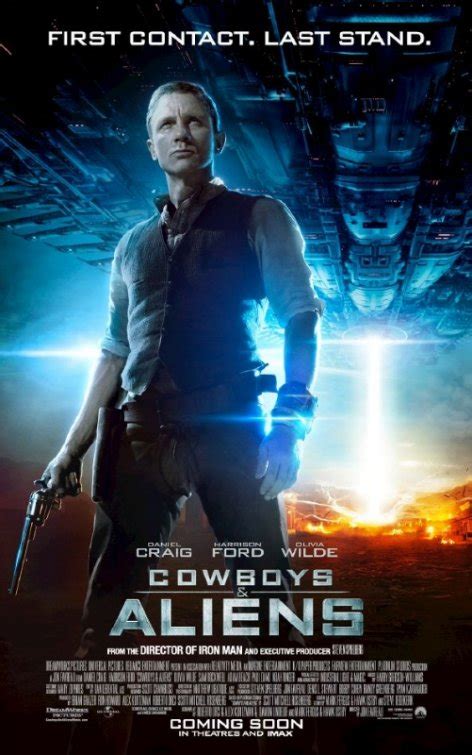 'Cowboys & Aliens' Poster ~ Daniel Craig as Jake Lonergan - Cowboys ...