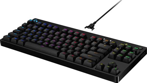 Logitech G Pro Mechanical Wired Tkl Gaming Gx Blue Clicky Switch ...