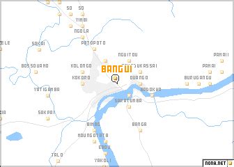 Bangui (Central African Republic) map - nona.net