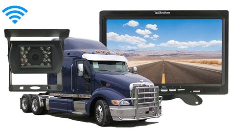 Semi Trailer Backup Camera Rear View System