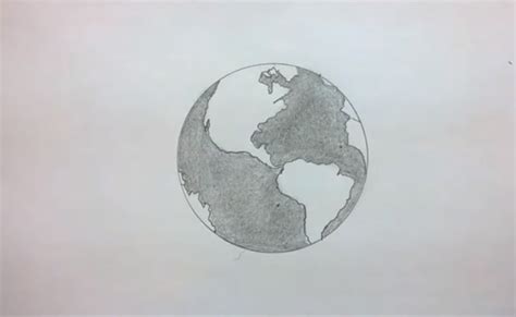 Pencil Drawing Of Earth