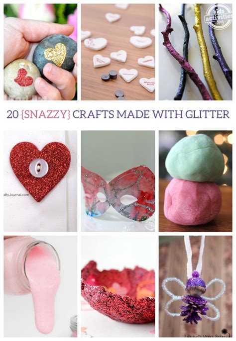 20 Sparkly Crafts Made with Glitter | Kids Activities Blog