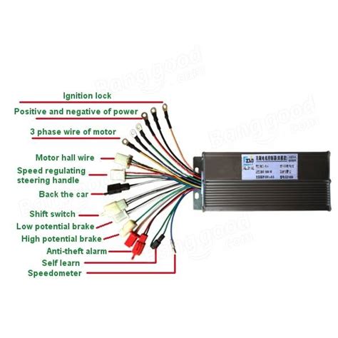 Gio Electric Scooter Wiring Diagram 48 Volt Audiocontrol Lc6i Eql 48v Electric Scooter ...