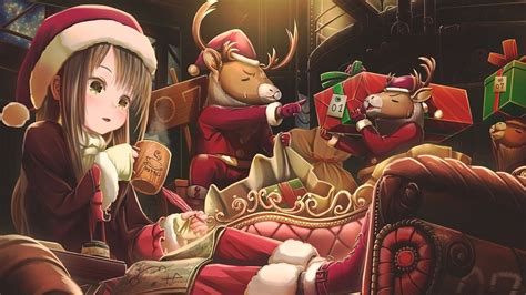 Christmas Anime PC Wallpapers - Wallpaper Cave