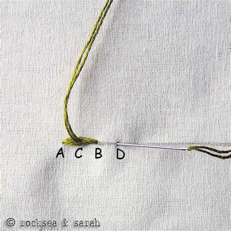 How to do the Split Stitch - Sarah's Hand Embroidery Tutorials