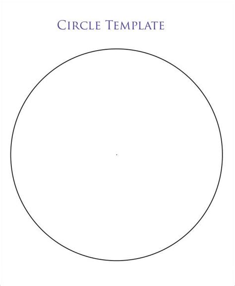 12+ Circle Template for Different Kinds of Uses | Template Business PSD, Excel, Word, PDF