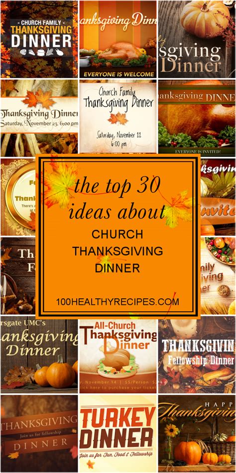 The top 30 Ideas About Church Thanksgiving Dinner – Best Diet and ...