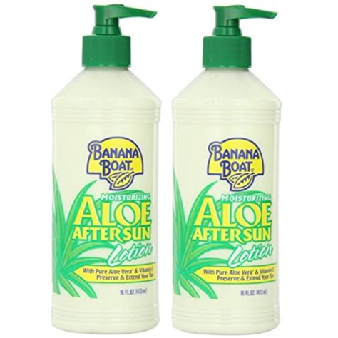 banana boat after sun lotion aloe, 16 fl oz. (pack of 2) - Walmart.com