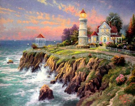 what is the value of thomas kinkade paintings Thomas kinkade paint