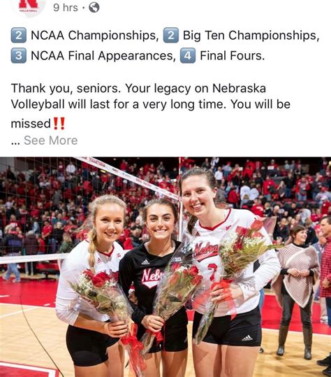 Pin by Bill Glaser on Husker Volleyball | Ncaa championship, Ncaa ...