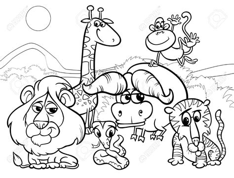 Animals Clipart Black And White & Animals Black And White Clip Art ...