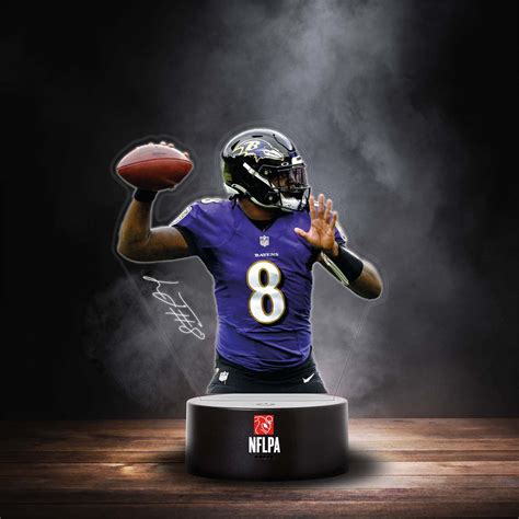 Great Branding Lamar Jackson Baltimore Ravens NFLPA LED Leuchtschild ...