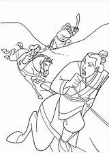 Mulan Coloring Pages sketch template